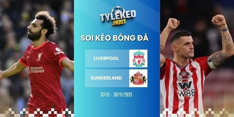 ty le keo nha cai liverpool vs sunderland